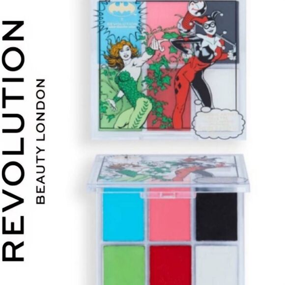 Revolution Beauty X DC Comics Gothic City Duo Graphic Artist Palette - Picture 1 of 7